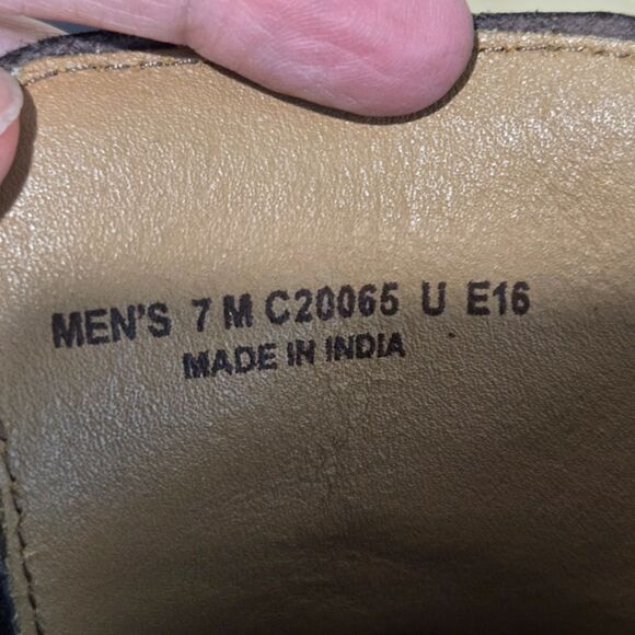 Cole Haan Canton Men's 7 Brown Chukka Leather Boots Ankle Cap Toe Lace Up shoes - Picture 6 of 8